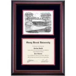 Stony Brook Premier Student Activities Center Diploma Frame -Best Homeware Shop DSSHEISYSPC3BCSBE