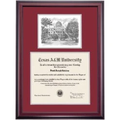Texas A&M Premier The Academic Building Diploma Frame -Best Homeware Shop DSSHEITAMPC8MEABI