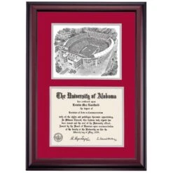 Alabama Premier Bryant–Denny Stadium Diploma Frame -Best Homeware Shop DSSHEIUATPC4AEDSI