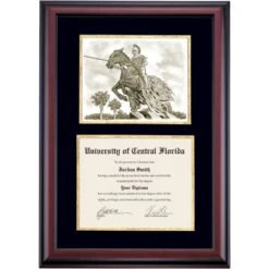 Central Florida Premier The Charging Knight Diploma Frame -Best Homeware Shop DSSHEIUCFPC4BGCKP