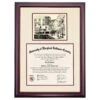 Maryland Baltimore County Premier Albin O. Kuhn Library Diploma Frame