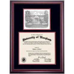 Maryland Premier McKeldin Mall Diploma Frame -Best Homeware Shop DSSHEIUMDPCQBCMKP
