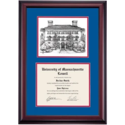 Massachusetts Lowell Premier Coburn Hall Diploma Frame -Best Homeware Shop DSSHEIUMLPC4RCCHL