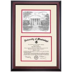 Mississippi Premier The Lyceum Diploma Frame