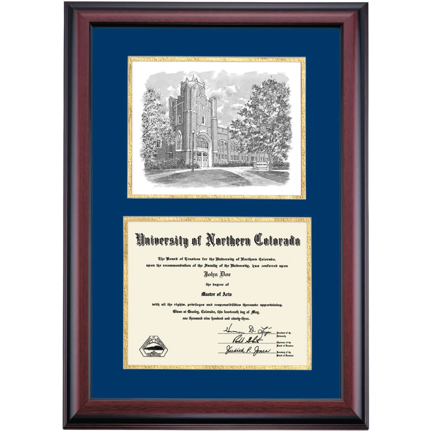 Northern Colorado Premier Gunter Hall Diploma Frame Northern Colorado Premier Gunter Hall Diploma Frame -Best Homeware Shop DSSHEIUNCPC3NGGNH