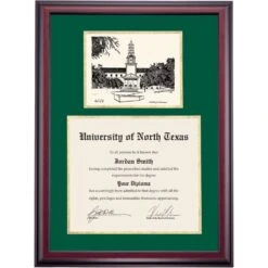 North Texas Premier Hurley Administration Building Diploma Frame -Best Homeware Shop DSSHEIUNTPC7HGHAB