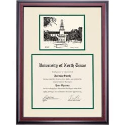 North Texas Premier Hurley Administration Building Diploma Frame