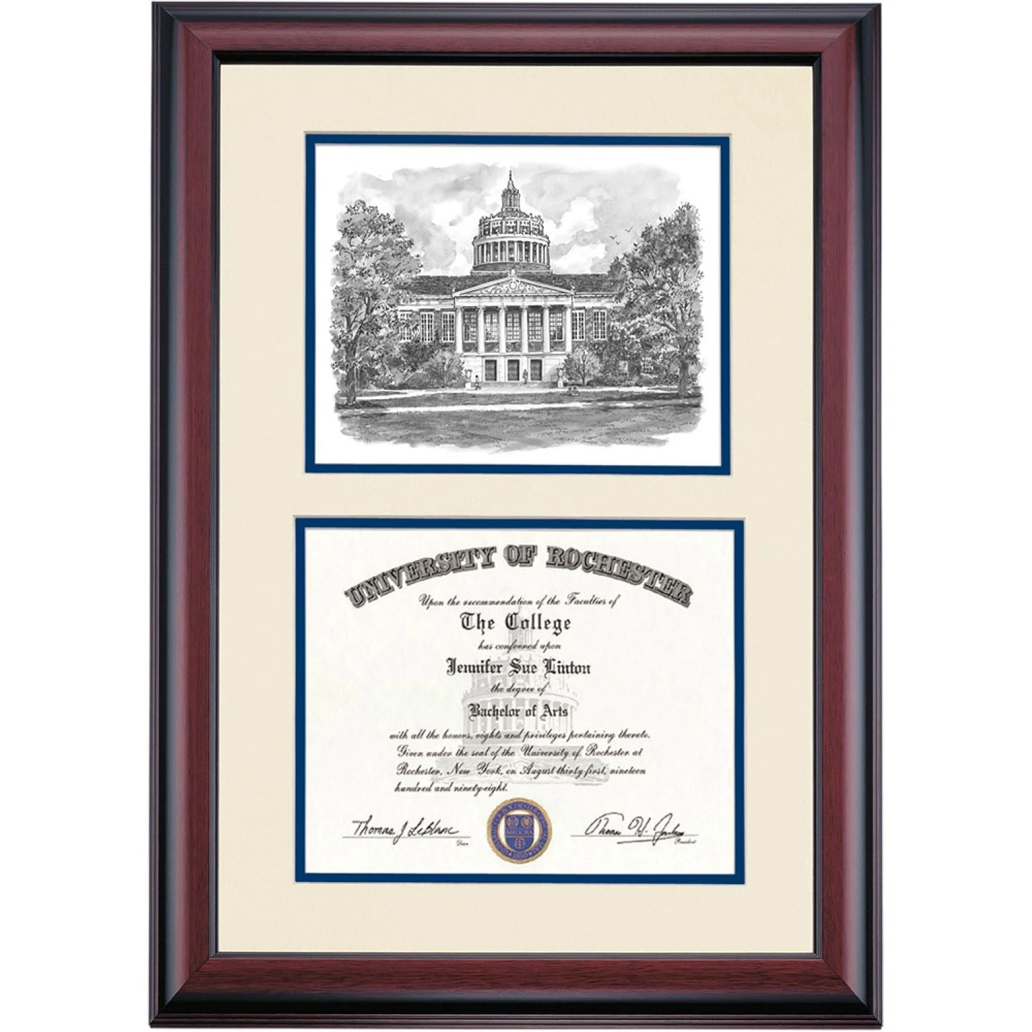 Rochester Premier Rush Rhees Library Diploma Frame Rochester Premier Rush Rhees Library Diploma Frame -Best Homeware Shop DSSHEIUROPC4NRRI