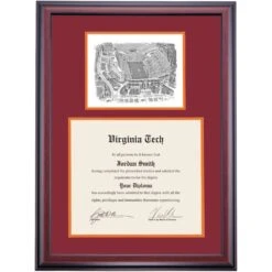 Virginia Tech Premier Lane Stadium Diploma Frame -Best Homeware Shop DSSHEIVATPCHMOVSI