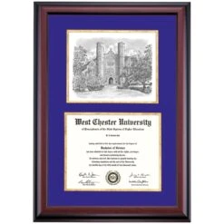 West Chester Premier Philips Memorial Building Diploma Frame -Best Homeware Shop DSSHEIWCHPC4PGWCP