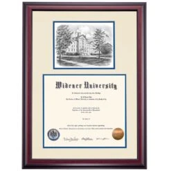 Widener Premier Old Main Diploma Frame