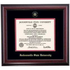Jacksonville State Traditional Diploma Frame