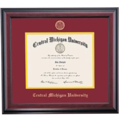 Central Michigan Traditional Diploma Frame