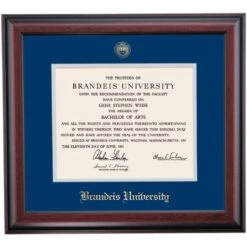 Brandeis Traditional Diploma Frame