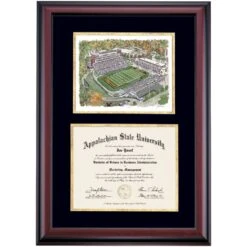 Appalachian State Premier Football Stadium Diploma Frame -Best Homeware Shop DSSHEWAPPPC4BGSTA