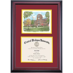Central Michigan Premier Warriner Hall Diploma Frame -Best Homeware Shop DSSHEWCMIPC4MYWAH