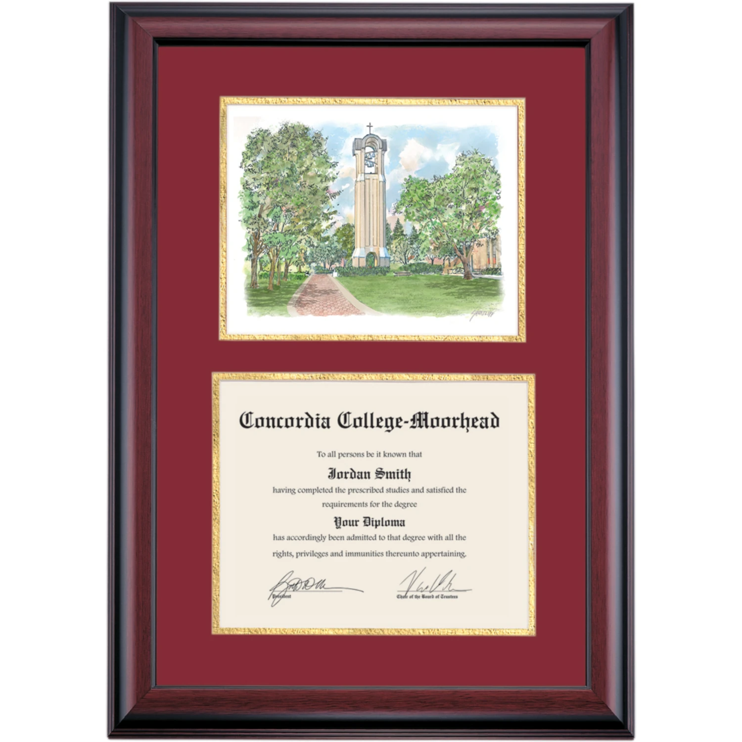 Concordia Moorhead Premier Campanile Bell Tower Diploma Frame Concordia Moorhead Premier Campanile Bell Tower Diploma Frame -Best Homeware Shop DSSHEWCNMPC0MGTCB