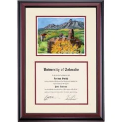Colorado Premier Old Main Diploma Frame 2 Colorado Premier Old Main Diploma Frame -Best Homeware Shop DSSHEWCOBPC4MWWW