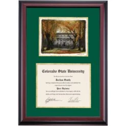 Colorado State Premier The Oval Diploma Frame -Best Homeware Shop DSSHEWCSUPC4HGOPW