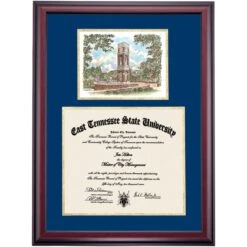 East Tennessee State Premier Alumni Plaza Diploma Frame -Best Homeware Shop DSSHEWETNPC7NGWCA