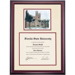 Florida State Premier The Westcott Building Diploma Frame