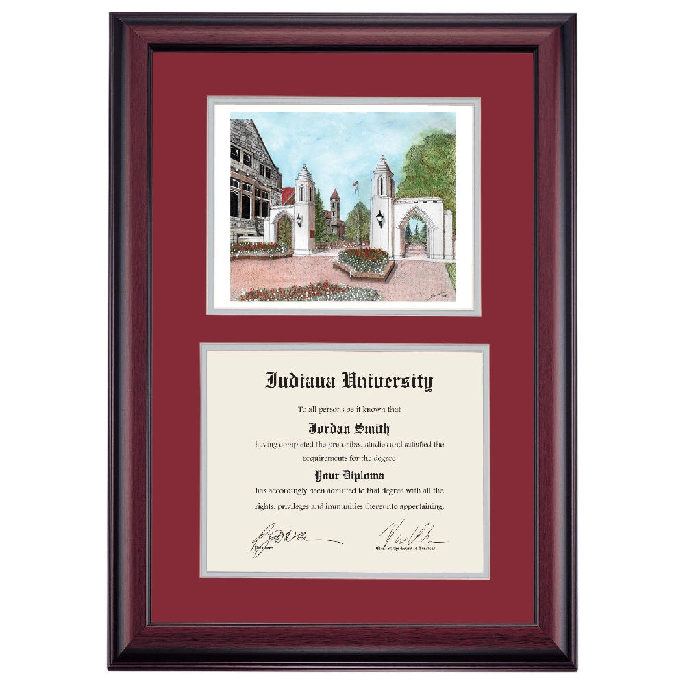 Indiana Premier Legacy Sample Gates Diploma Frame Indiana Premier Legacy Sample Gates Diploma Frame -Best Homeware Shop DSSHEWINDPC4MEISW