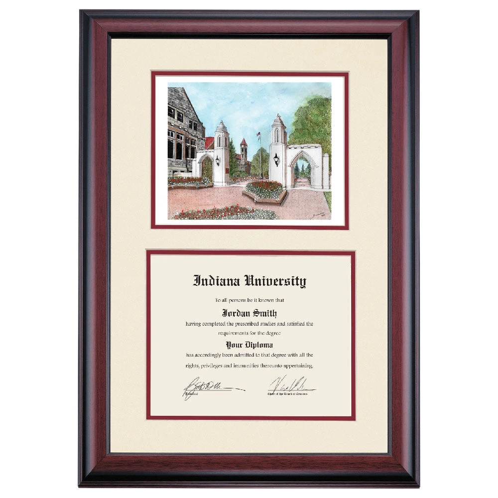 Indiana Premier Legacy Sample Gates Diploma Frame Indiana Premier Legacy Sample Gates Diploma Frame -Best Homeware Shop DSSHEWINDPC4MISW