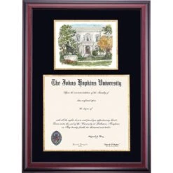 Johns Hopkins Premier Peabody Diploma Frame -Best Homeware Shop DSSHEWJHUPC9BGJPC