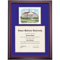 James Madison Premier Wilson Hall Diploma Frame -Best Homeware Shop DSSHEWJMUPC8PGWHJ