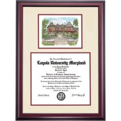 Loyola Maryland Premier The Knott Humanities Center Diploma Frame -Best Homeware Shop DSSHEWLOMPC7MHUM