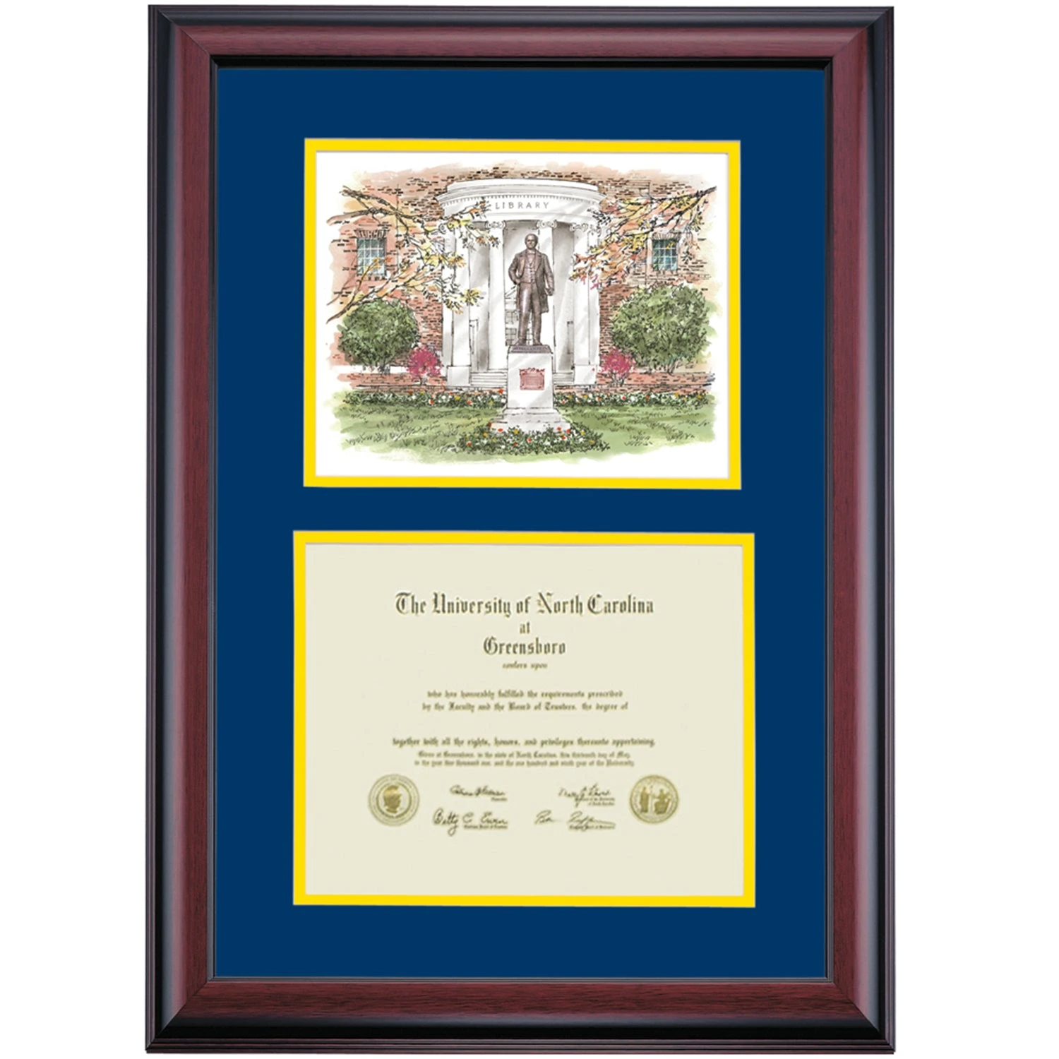 North Carolina-Greensboro Premier Charles Duncan McIver Statue Diploma Frame North Carolina-Greensboro Premier Charles Duncan McIver Statue Diploma Frame -Best Homeware Shop DSSHEWNCGPC4NYNGW
