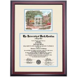 North Carolina-Chapel Hill Premier The Old Well Diploma Frame -Best Homeware Shop DSSHEWNCHPCNLCHW