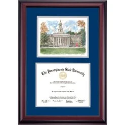 Penn State Premier Old Main Diploma Frame -Best Homeware Shop DSSHEWPSUPC4NEPMW