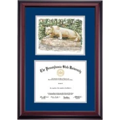 Penn State Premier The Lion Shrine Diploma Frame 5 Penn State Premier The Lion Shrine Diploma Frame -Best Homeware Shop DSSHEWPSUPC4NEPWL