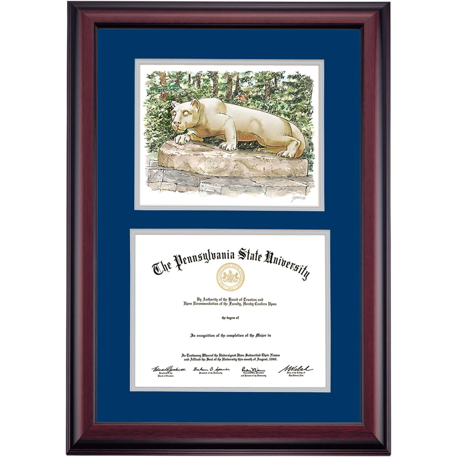 Penn State Premier The Lion Shrine Diploma Frame Penn State Premier The Lion Shrine Diploma Frame -Best Homeware Shop DSSHEWPSUPC4NEPWL