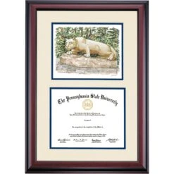 Penn State Premier The Lion Shrine Diploma Frame 2 Penn State Premier The Lion Shrine Diploma Frame -Best Homeware Shop DSSHEWPSUPC4NPWL