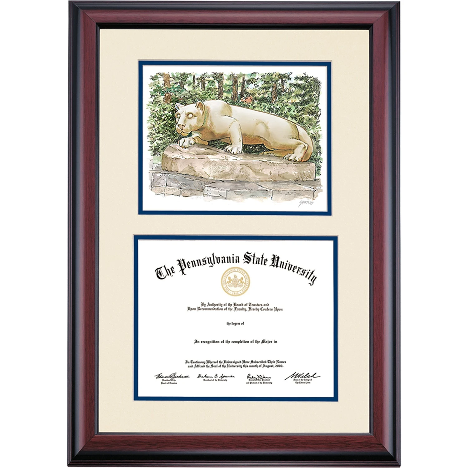 Penn State Premier The Lion Shrine Diploma Frame Penn State Premier The Lion Shrine Diploma Frame -Best Homeware Shop DSSHEWPSUPC4NPWL