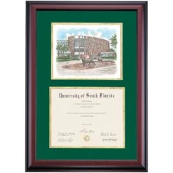 South Florida Premier Marshall Student Center Diploma Frame -Best Homeware Shop DSSHEWSFLPC4HGMWC
