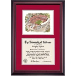 Alabama Premier Bryant–Denny Stadium Diploma Frame -Best Homeware Shop DSSHEWUATPC4AEDSW