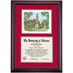 Alabama Premier Denny Chimes Diploma Frame -Best Homeware Shop DSSHEWUATPC4AEWDC