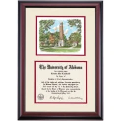 Alabama Premier Denny Chimes Diploma Frame -Best Homeware Shop DSSHEWUATPC4AWDC