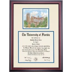 Florida Premier The Century Tower Diploma Frame -Best Homeware Shop DSSHEWUFLPC8RCTF