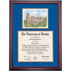 Florida Premier The Century Tower Diploma Frame -Best Homeware Shop DSSHEWUFLPC8ROCTF