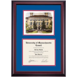 Massachusetts Lowell Premier Coburn Hall Diploma Frame -Best Homeware Shop DSSHEWUMLPC4RCCWL