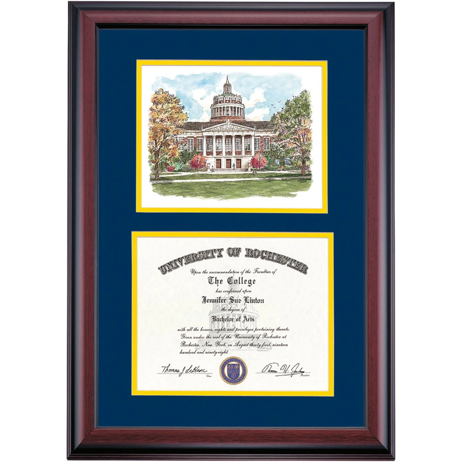 Rochester Premier Rush Rhees Library Diploma Frame Rochester Premier Rush Rhees Library Diploma Frame -Best Homeware Shop DSSHEWUROPC4NYRRW