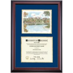 Wisconsin-Eau Claire Premier Walk Bridge And Campus Diploma Frame -Best Homeware Shop DSSHEWWECPC3NGWBC 5e2f8bdc a838 4d0c ac82 a18a4f8956c8