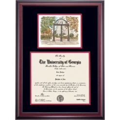 Georgia Premier The Arch Diploma Frame -Best Homeware Shop DSSHEWZUGPC8BCWAR