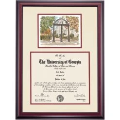 Georgia Premier The Arch Diploma Frame -Best Homeware Shop DSSHEWZUGPC8MWAR