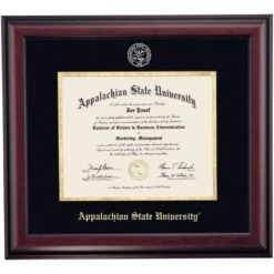 Appalachian State School Color Traditional Diploma Frame