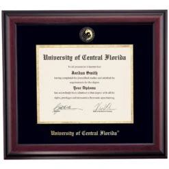 Central Florida School Color Traditional Diploma Frame